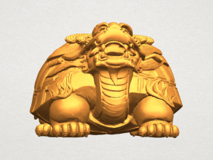 dragon tortoise 3Dプリントモデル