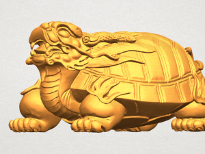 dragon tortoise 3Dプリントモデル