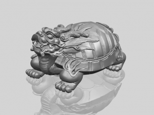 dragon tortoise 3Dプリントモデル