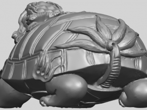 dragon tortoise 3Dプリントモデル