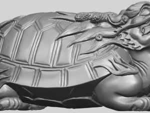 dragon tortoise 3Dプリントモデル