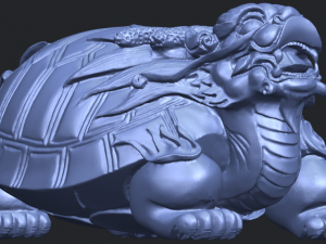 dragon tortoise 3Dプリントモデル