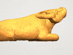 bull 04 buffalo 01 3D-Druckmodell