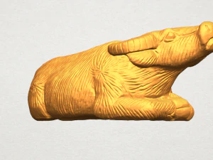 bull 04 buffalo 01 3D Print Model