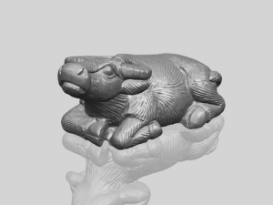 bull 04 buffalo 01 3D-Druckmodell