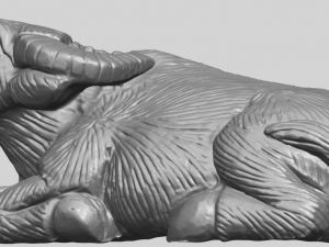 bull 04 buffalo 01 3D-Druckmodell