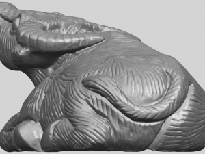bull 04 buffalo 01 3D-Druckmodell