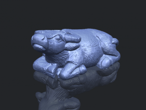 bull 04 buffalo 01 3D-Druckmodell