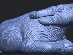 bull 04 buffalo 01 3D-Druckmodell