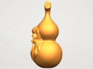 bottle gourd 01 3D Print Model