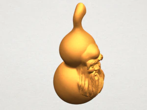 bottle gourd 01 3D Print Model