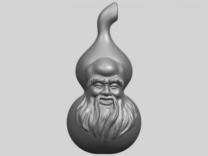 bottle gourd 01 3D Print Model