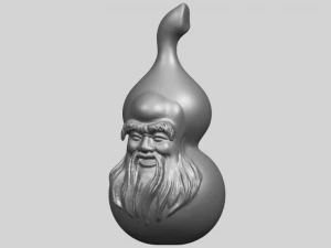 bottle gourd 01 3D Print Model