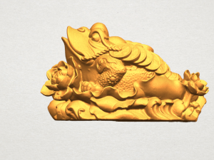 the golden toad 3D Print Model