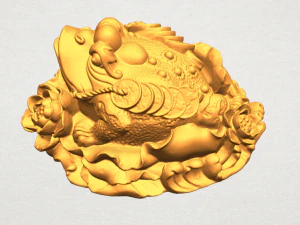 the golden toad 3D Print Model