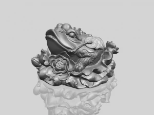 the golden toad 3D Print Model