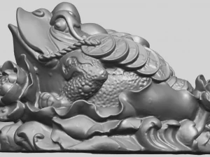 the golden toad 3D Print Model