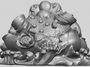 the golden toad 3D Принт Модель