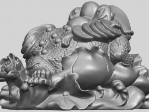 the golden toad 3D Print Model