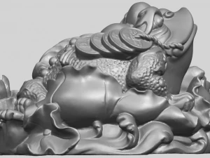 the golden toad 3D Print Model