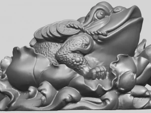 the golden toad 3D Print Model
