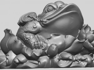 the golden toad 3D Print Model