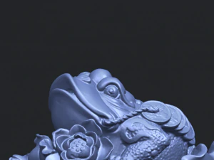 the golden toad 3D Print Model