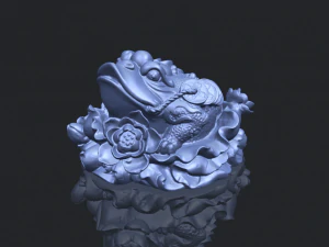 the golden toad 3D Print Model