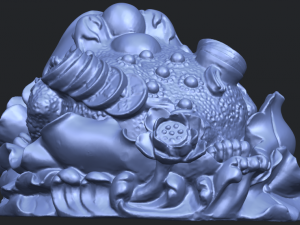 the golden toad 3D Принт Модель