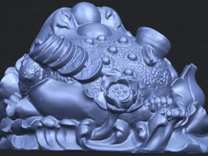 the golden toad 3D Print Model