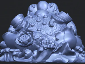 the golden toad 3D Print Model