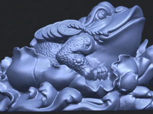 the golden toad 3D Print Model