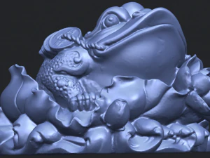 the golden toad 3D Print Model