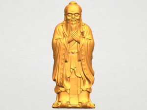 confucius 3Dプリントモデル