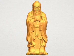 Confucio Modelo de impresión 3D