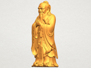 confucius 3D-Druckmodell