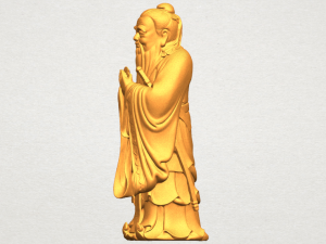 confucius 3D-Druckmodell