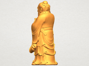 confucius 3D-Druckmodell