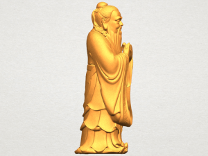 confucius 3D-Druckmodell