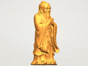 confucius 3D-Druckmodell