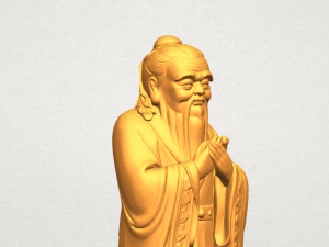 confucius 3D-Druckmodell