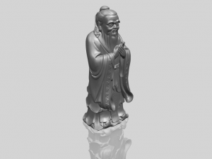 confucius 3D-Druckmodell
