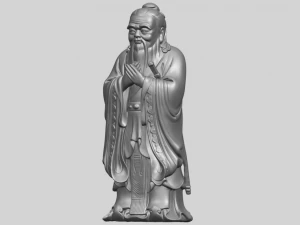confucius 3D Print Model