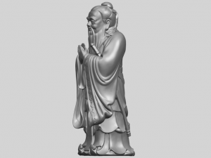 confucius 3D-Druckmodell