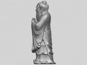 confucius 3D-Druckmodell