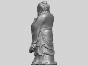 confucius 3D-Druckmodell