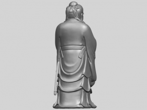 confucius 3D-Druckmodell