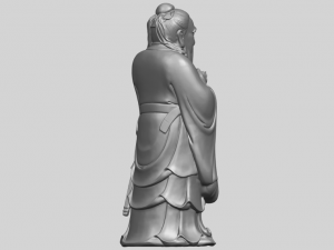 confucius 3D-Druckmodell