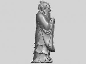 confucius 3D-Druckmodell
