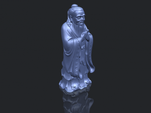 confucius 3D-Druckmodell